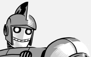 Monster Tamer's brand mascot, the Guardian TK Robot.