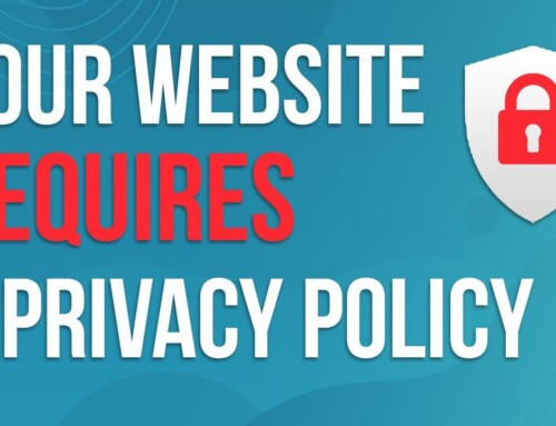 Website Privacy Policy Statement is Legally Required